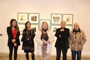 Inauguración de la exposición de Bernard.