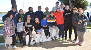 Equipo de piragüismo del Club Deportivo Náutico Punta Umbría.