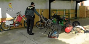 La Guardia Civil incauta dos motocicletas robadas en Valverde del Camino.