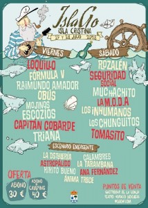 Cartel del Festival isleño.