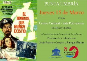 Jueves 15 de marzo a las 19:00h proyeccción de la película 'El hombre que nunca existió' en el Centro Cultural de Punta Umbría (sala Polivalente).