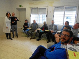 Una de las sesiones celebradas en el centro de salud de Cartaya.