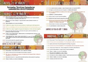 Programación de la Feria que se celebra del 23 al 25 de marzo.