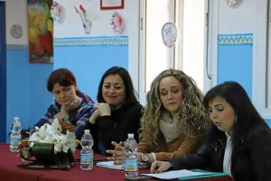 Intervención de María José Pérez en el acto.