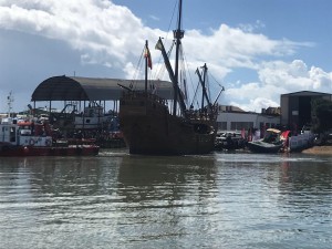 Momentos históricos en Huelva. / Foto: Antonio Álvarez.