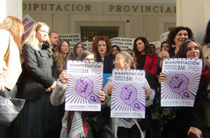 Lectura del Manifiesto Reivindicativo con motivo del Día Internacional de la Mujer.