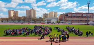 El polideportivo municipal de Isla Cristina, escenario donde se celebran las Mini Olimpiadas Escolares.