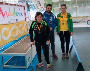 María del Mar González fue medalla de bronce en KL3.