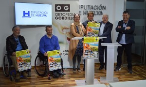 Un momento de la presentación deI Open Nacional de Pádel en Silla de Ruedas que se celebrará en Punta Umbría este fin de semana.