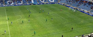 El Recre no pasó del empate sin goles ante el Villanovense. / Foto: H. M.