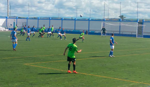 El trabajo del Atlético Onubense no se vio recompensado en el marcador. / Foto: R. N.