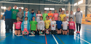 Representantes sanjuaneros en el Campeonato de Andalucía Promesas y el Open Promesas 2018 de voleibol.