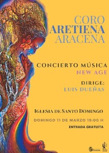 El concierto tendrá lugar el domingo 11 de marzo, a las 19:00,  en la Iglesia de Santo Domingo, Aracena.