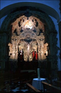 Retablo del Cristo del Buen Viaje de Cádiz, del que es autor Benito de Hita, junto a Julián Jiménez. / Foto: IAPH. 