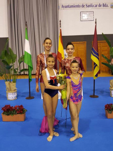 Representantes del Rítmico Colombino en Sanlúcar de Barrameda.