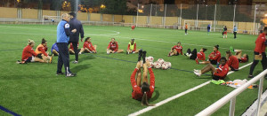 El Sporting regresa este lunes a los entrenamientos. / Foto: @sportinghuelva.