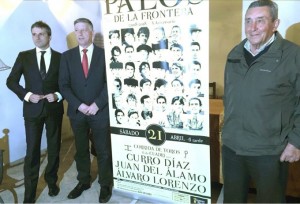 Carmelo Romero presentó el cartel junto a Cuadri.