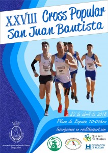 Cartel de la prueba atlética que tiene lugar este domingo en San Juan del Puerto.