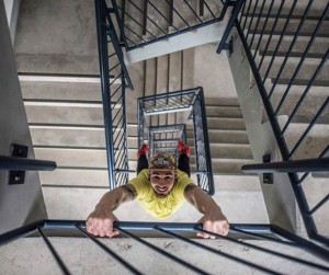 José Luis hace parkour y rooftopping. 