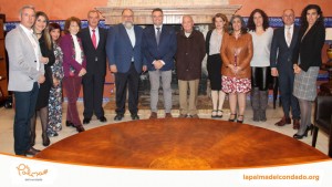 Miembros del Colegio de Economistas de Huelva han visitado La Palma del Condado.