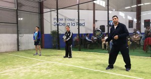 Un momento del torneo de pádel solidario celebrado en Ayamonte.