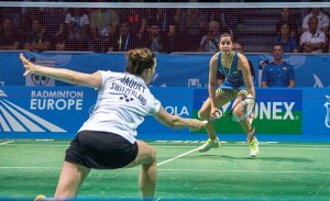 La mejor Carolina se mostró intratable ante una combativa Jaquet. / Foto: @EuroHuelva2018.