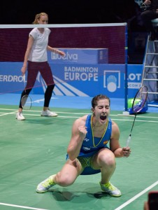 Momento para la historia, Carolina vence a Kosetskaya y gana el oro europeo en Huelva. / Foto: Pablo Sayago.