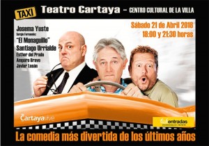 Cartel de la obra de teatro ‘Taxi’.