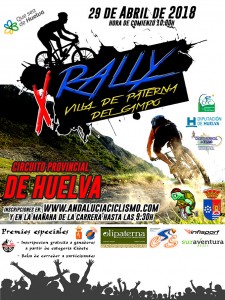 Cartel de la prueba ciclista que se celebrará en Paterna del Campo el día 29 de abril.