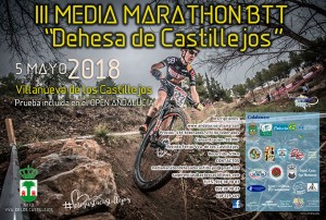 Cartel anunciador del evento que tendrá lugar en Villanueva de los Castillejos.