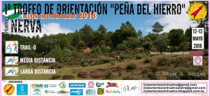 Cartel anunciador de la prueba de orientación que tendrá lugar en Nerva en mayo.