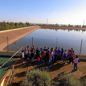 Han conocido la balsa y la estación de bombeo de la Comunidad de Regantes Palos de la Frontera.