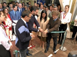 Un momento de la inauguración de la II Feria Doñana Natural Life.