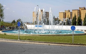 Fuente del Humilladero, en la avenida Cristóbal Colón.