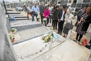 Homenaje a William Martin en el Cementerio de La Soledad.