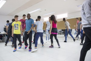 Jóvenes participantes en ‘La Escena total’.  