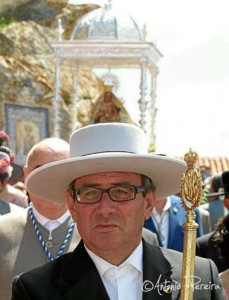 Manuel Carrasco, Hermano Mayor de la Hermandad de la Peña, de Puebla de Guzmán. 