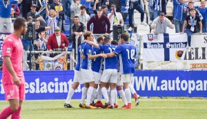 Darle una alegría a su gente con un triunfo ante el San Fernando, reto del Recre este domingo. / Foto: Pablo Sayago.