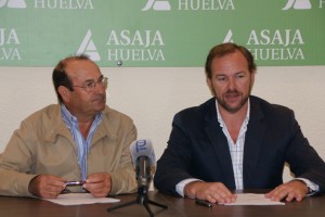 Francisco junto al presidente de Asaja, José Luis García-Palacios.