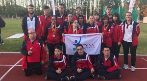 Representantes del CODA Huelva en el Campeonato celebrado en Burgos.