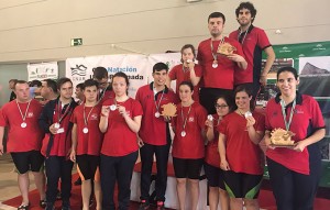 Representantes del CODA Huelva en el Campeonato celebrado en La Rinconada (Sevilla).