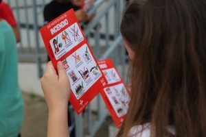 Los niños recibieron consejos de qué hacer ante un incendio.