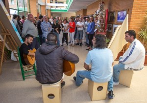 Actuación flamenca como resultado de uno de los talleres.