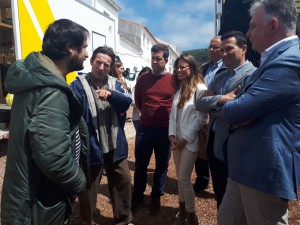 El equipo del film se encuentra estos días grabando en Higuera de la sierra.