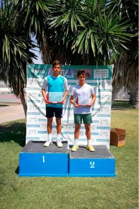 Germán Díaz, subcampeón andaluz Infantil de tenis.