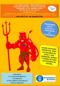 Cartel anunciador del evento que tendrá lugar este sábado en el polideportivo Diego Lobato.