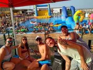 Fiesta celebrada en la piscina en años anteriores. / Foto: Archivo.