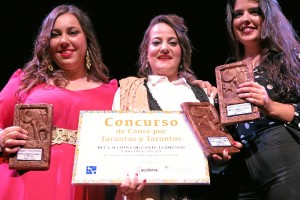 Entrega del premio. 