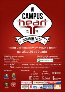 Cartel del VI Campus Heart Ciudad de Palos.