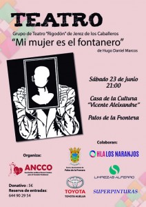 Cartel de la obra 'El fontanero es mi mujer'.